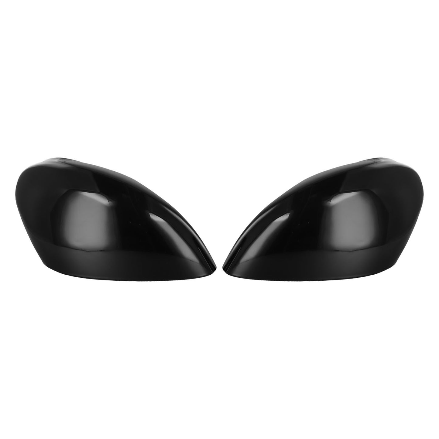 Premium Glossy Black Mirror Cover for Ford Fiesta MK7 08 17 Excellent Fit