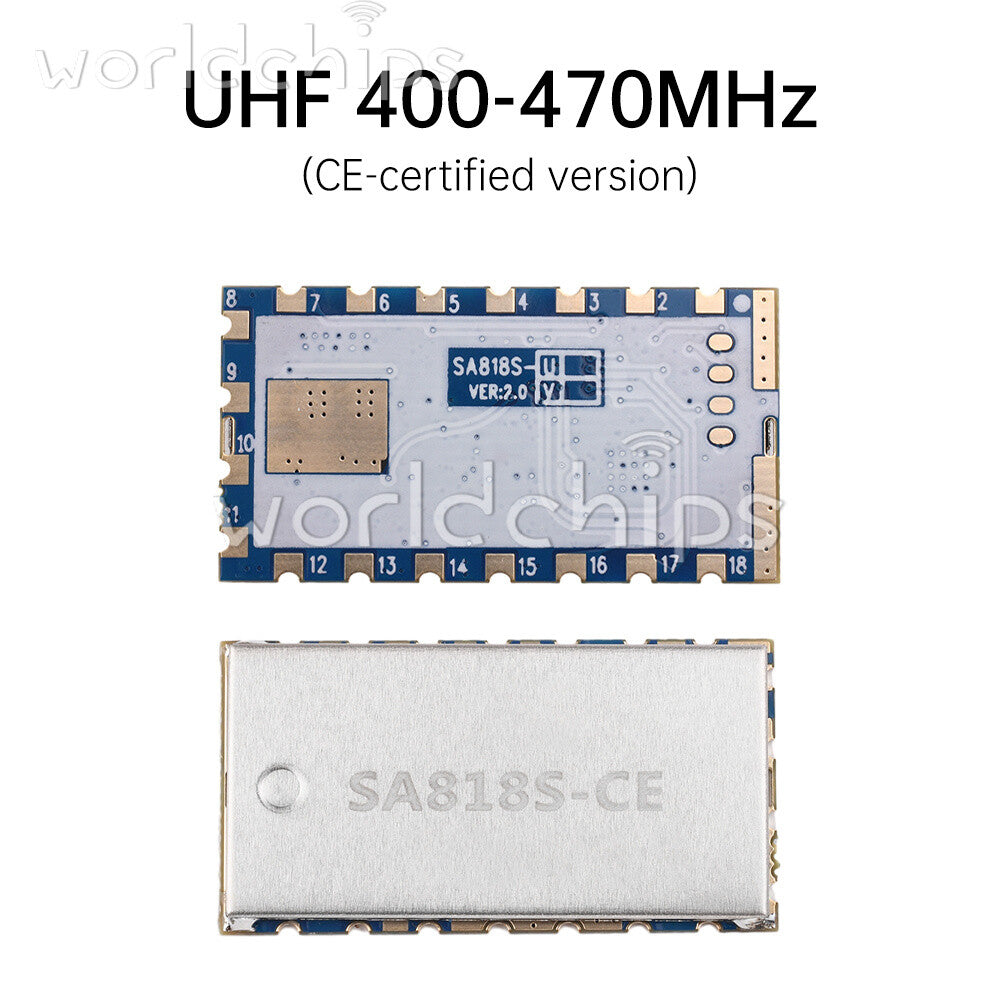 SA818S Walkie Talkie Module UHF 400-470MHz VHF 134-174MHz Radio Module Amateur