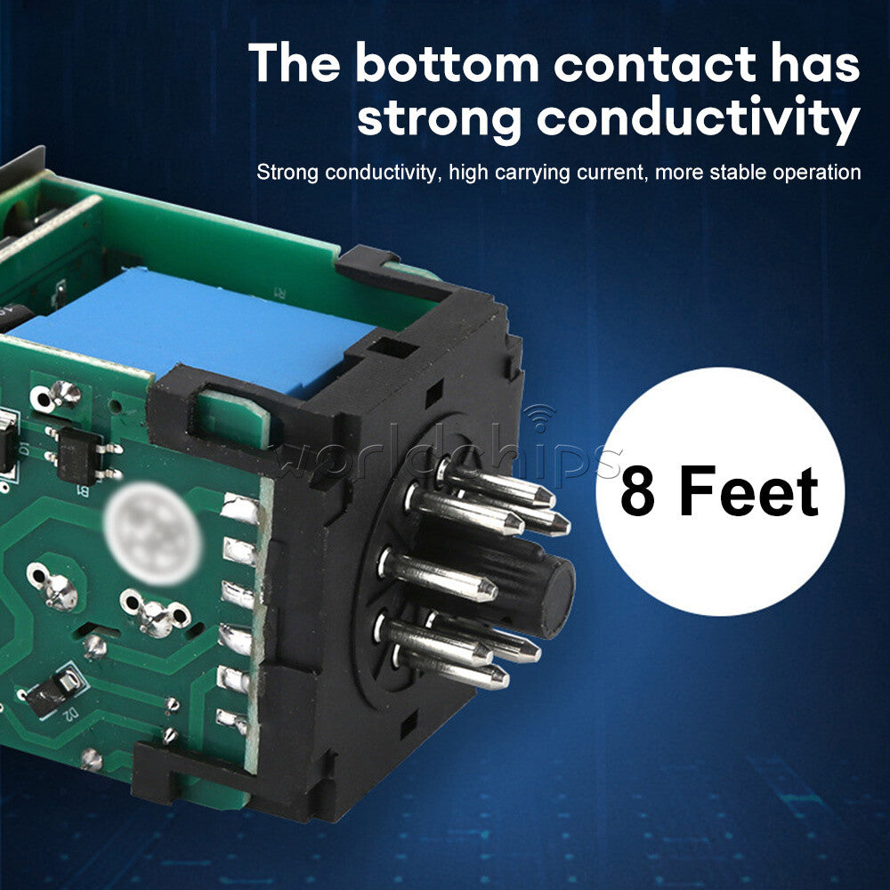 DH48S Digital Delay Time Relay Precision Programmable Cycle With Socket Base