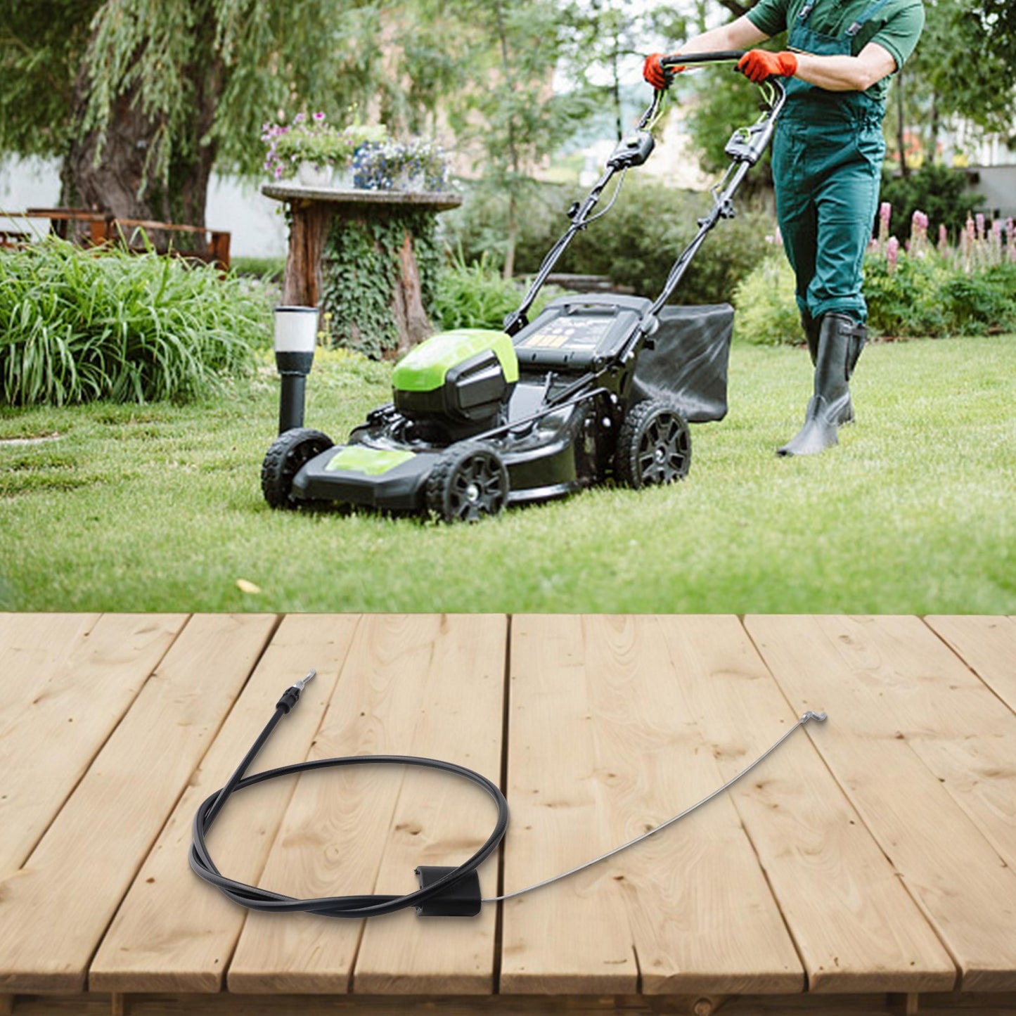 Mower Brake Cable for Walk Behind Models For 54530VL0S01 Compatibility