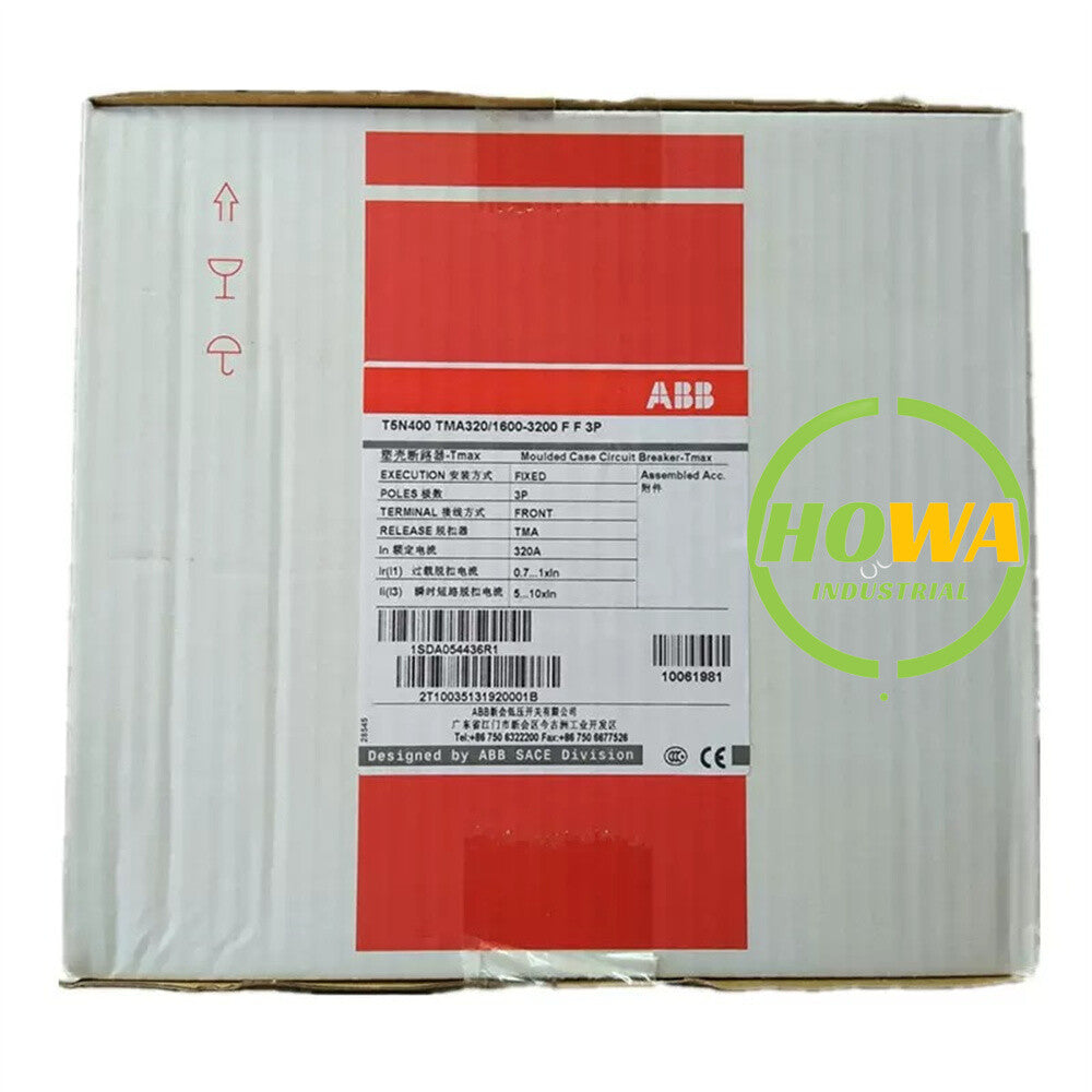 ABB 320A SACE Tmax Molded Case Circuit Breaker T5N400 TMA320/1600-3200 F F 3P