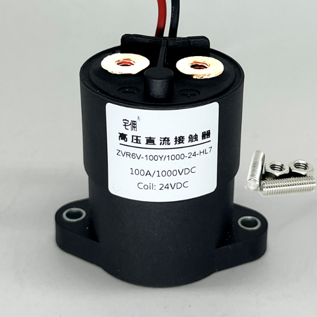 100A 12V/24V high power DC contactor High voltage DC relay voltage power control