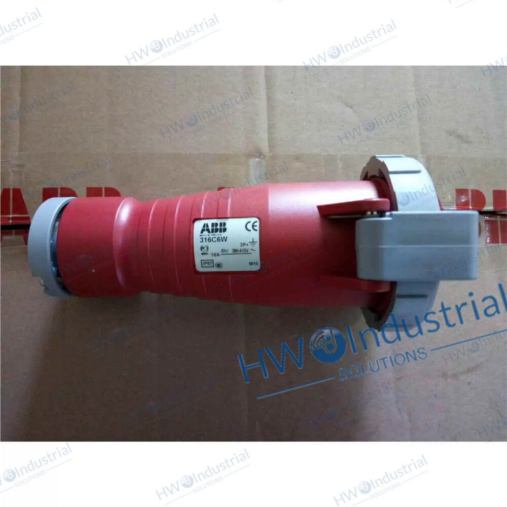 1/Piece ABB 10091765 Industrial Plug Connector Socket 316C6W 16A IP67