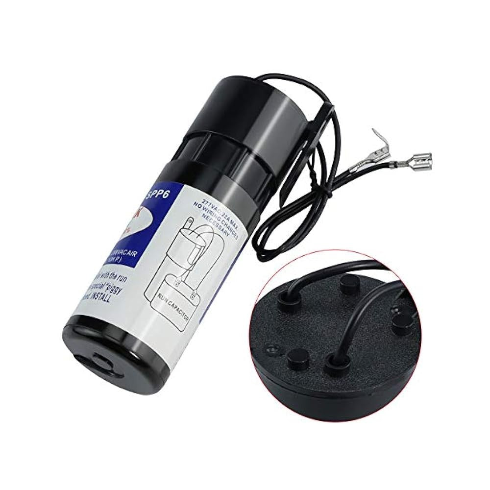 SPP6 Hard Start Capacitor, 115-288VAC, for AC Units 4k-120k BTU