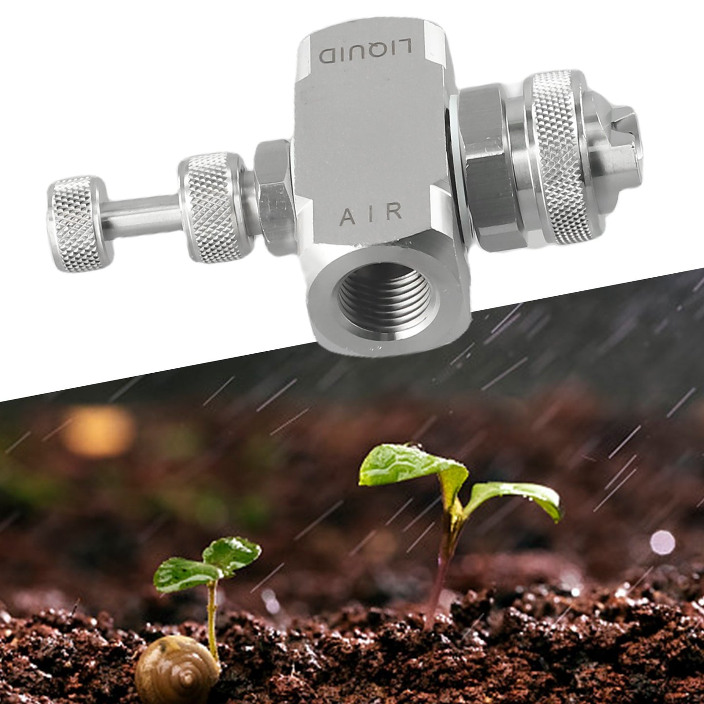 Air Atomizing Nozzle High Quality For Space Dust Tip Nozzles 304 Stainless Steel