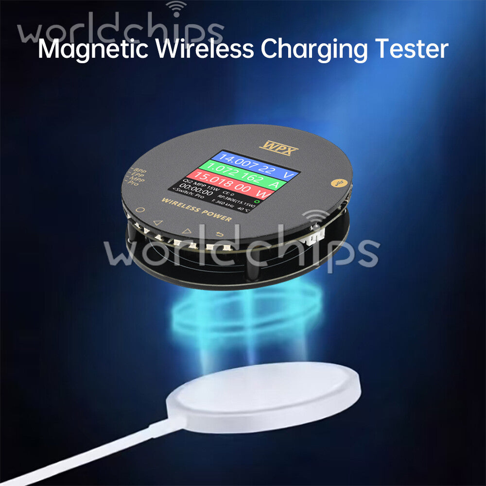 1.54 inch LCD Voltage Current Power Meter MPP25W Magnetic Fast Charging Tester