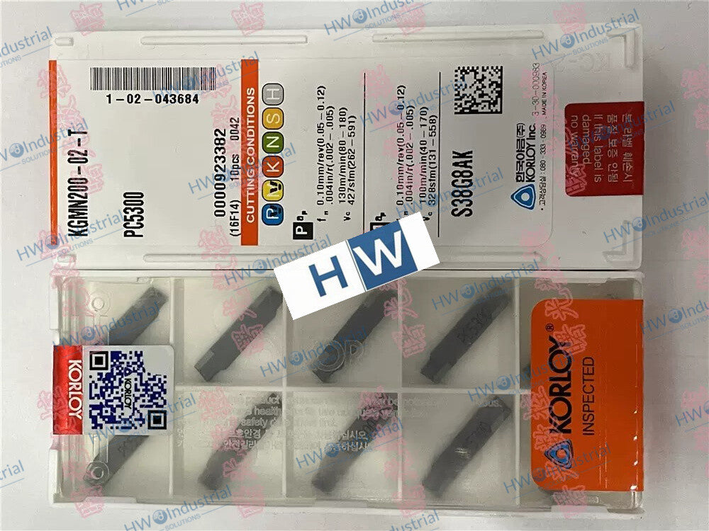 10piece/Box  KGMN200-02-T PC5300 Grooving Carbide Inserts CNC Turning Blade