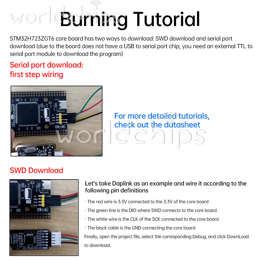 STM32H723ZGT6 Development Board STM32H723 Core Board STM32 System Learning Board