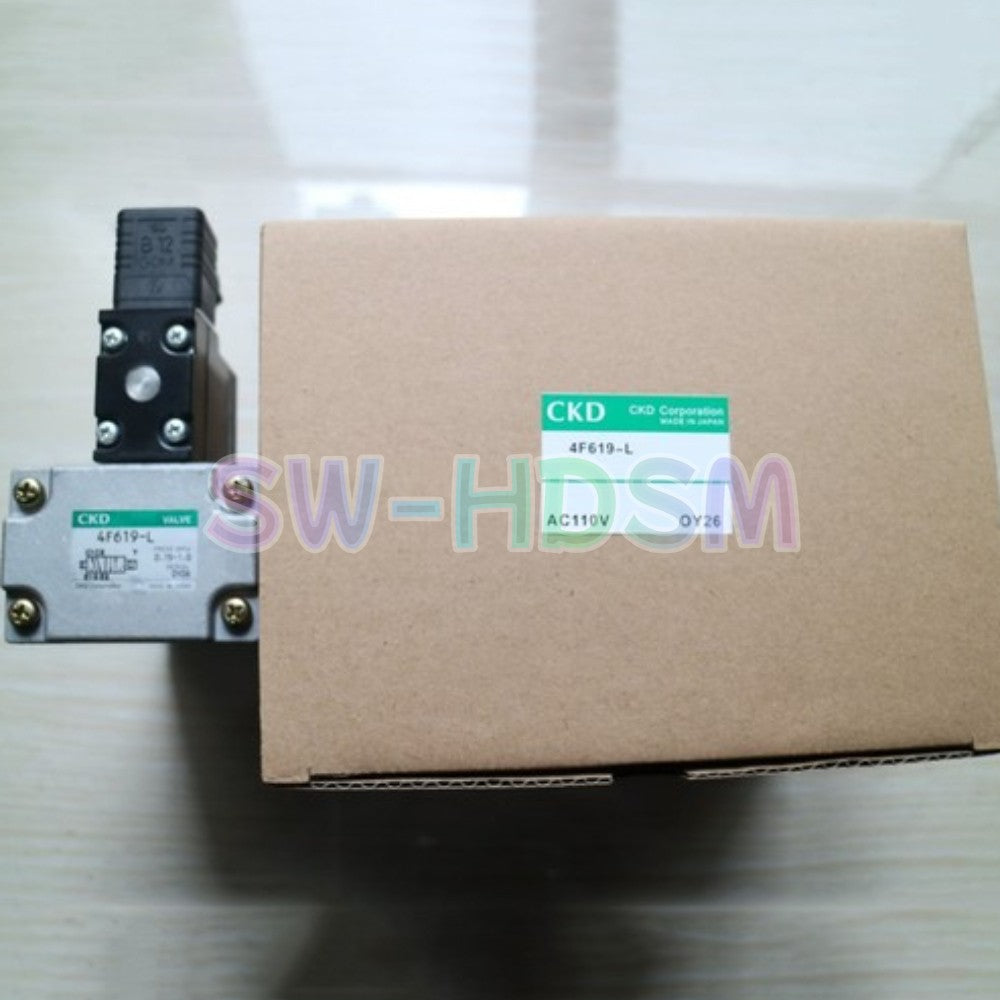 1PCS  FOR CKD 4F619-L AC110V Solenoid Valve Freight Free