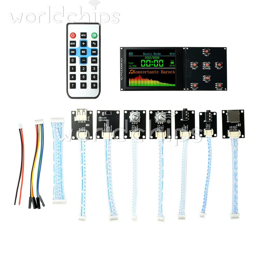 TFT Color Screen 2.8 inch Lossless Audio Decoder Digital Audio Playback Module