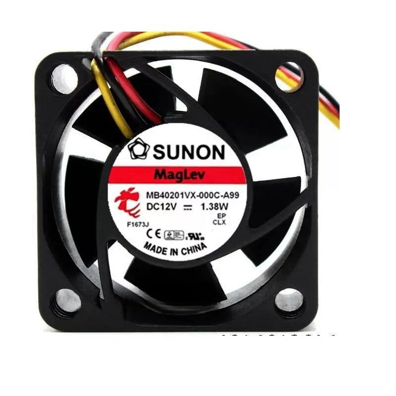 SUNON MB40201VX-000C-G99 4020 12V 1.38W 4CM Micro Cooling Fan