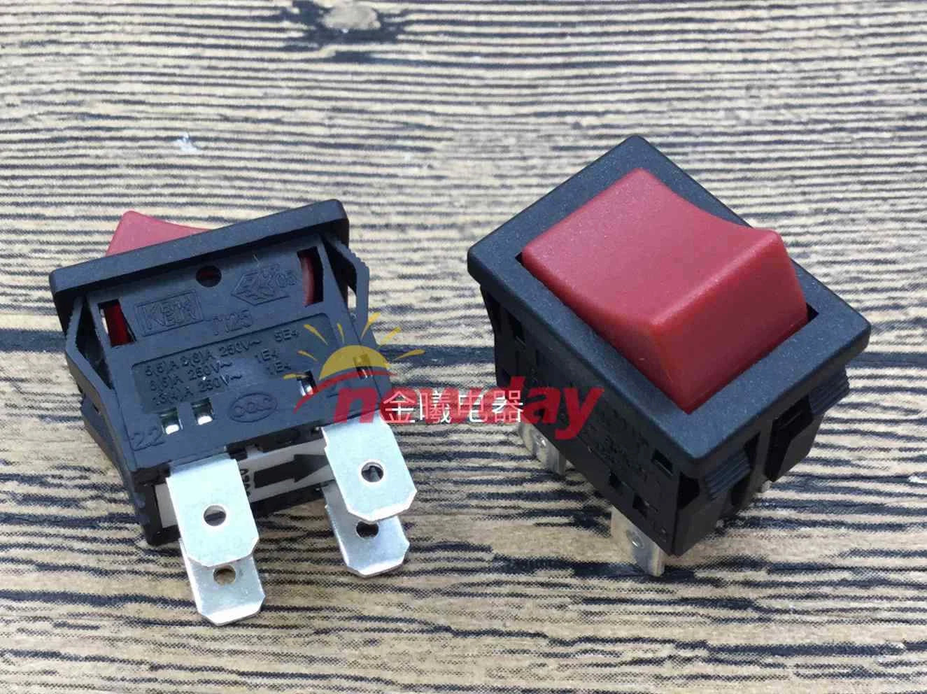 2pcs IBAO RCK-21 12A/250V 15.1A/125V 4FEET ON-OFF Rocker Switch