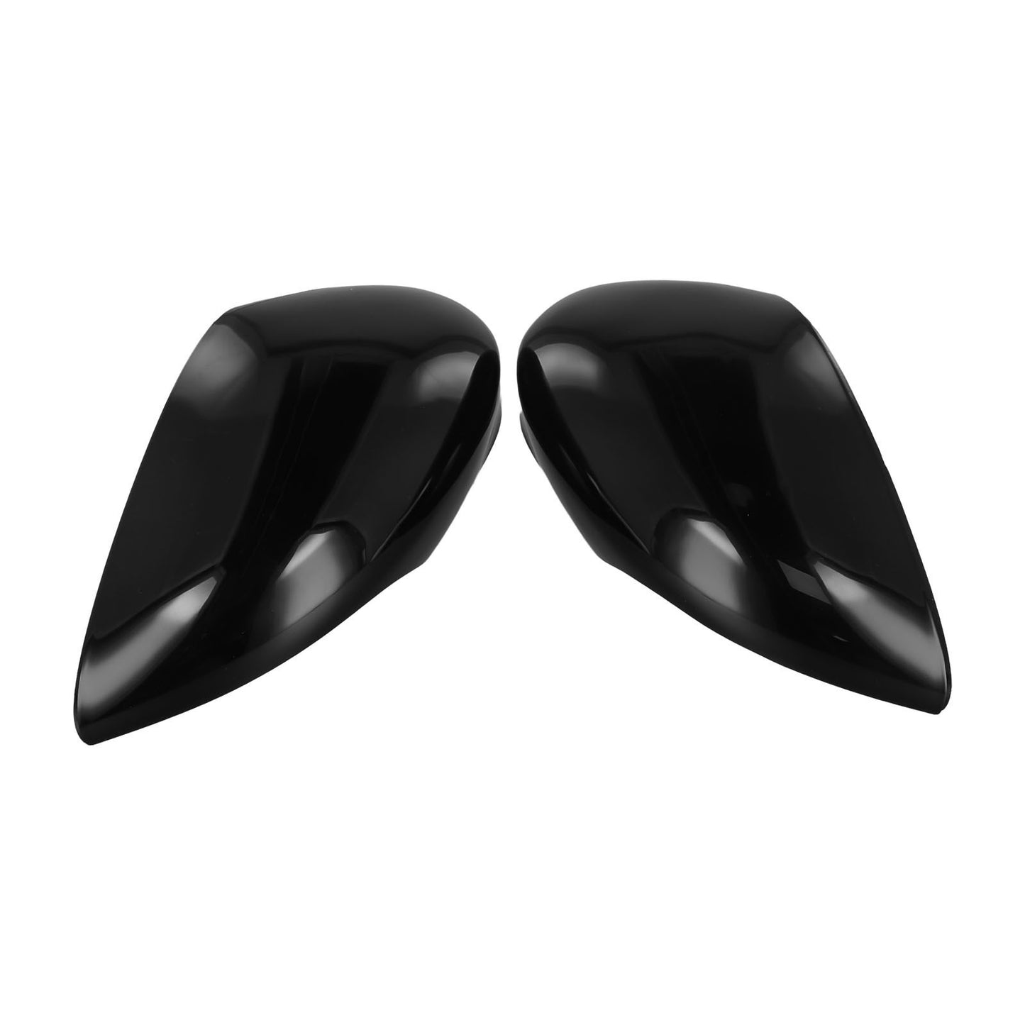 Premium Glossy Black Mirror Cover for Ford Fiesta MK7 08 17 Excellent Fit