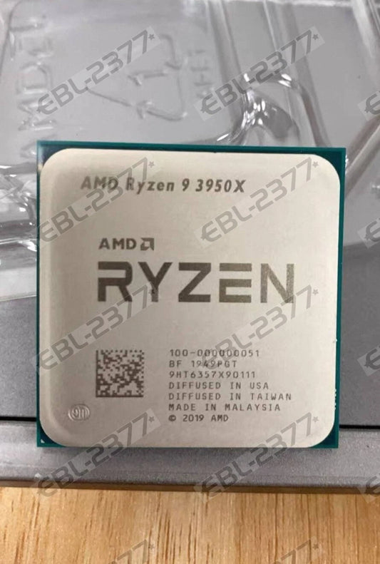 AMD Ryzen 9 3950X 3.5-4.7GHz 16CORE 32Thr 105W Socket AM4 R9 3950X CPU processor