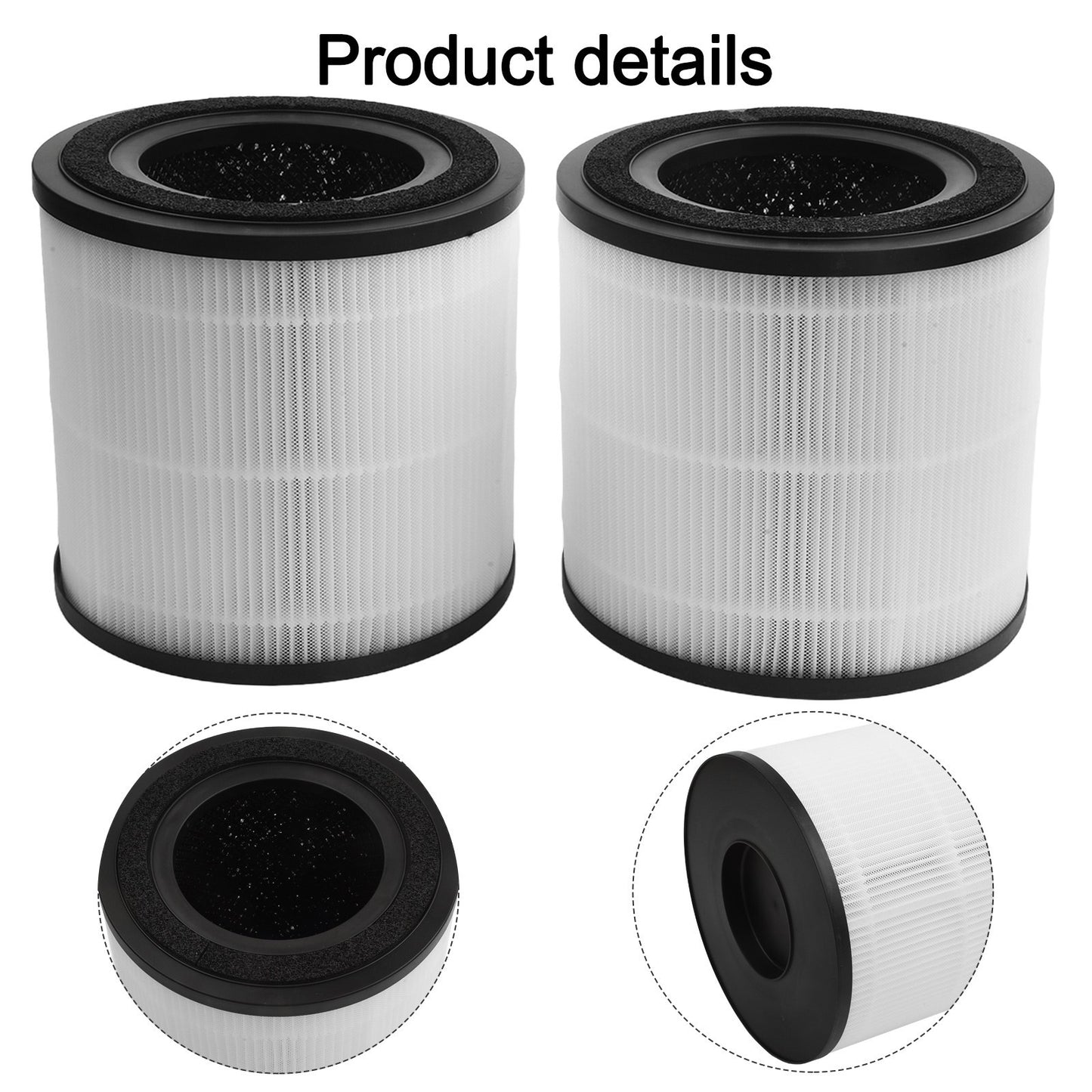 Filters Designed to Fit For BISSELL Air Purifiers Model 3139A Two Pack Deal