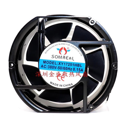 SOMREAL XY17251HBL AC380V 0.15A 17CM Inverter Cooling Fan