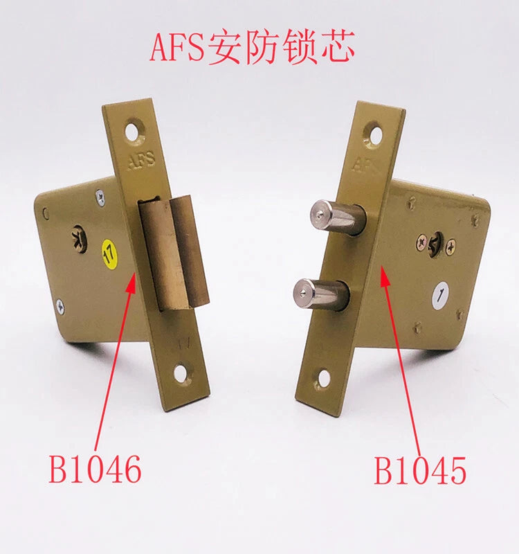 B1045/1046 I AFS Security Door Lock Mortise Lock Invisible Door Lock Cross Key