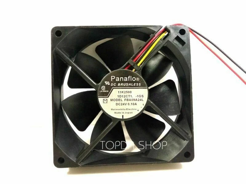 1PC FBA09A24L equipment fan DC24V 0.10A 1.92W 92*92*25MM 3wires
