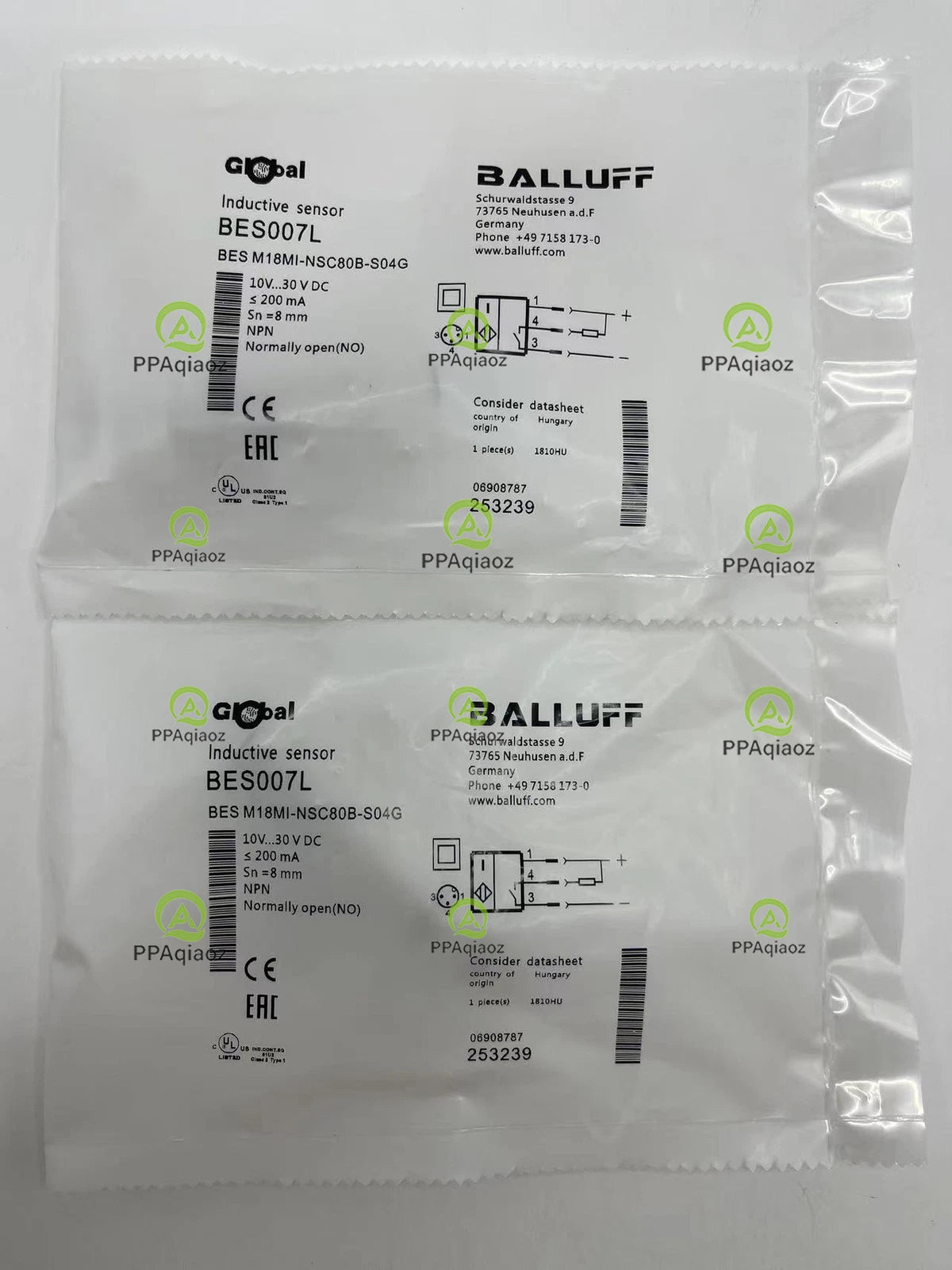 1Pcs  BALLUFF BES M18MI-NSC80B-S04G（BES007L) sensor Fast delivery