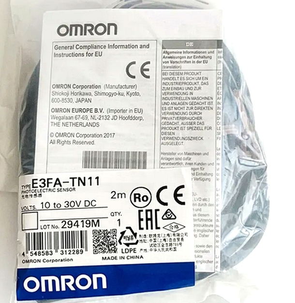 1PCS Omron E3FA-TN11 E3FA-TN12 E3FA-TP11 E3FA-TP12 E3FA-TN21 E3FA-TP21 E3FA-TP22