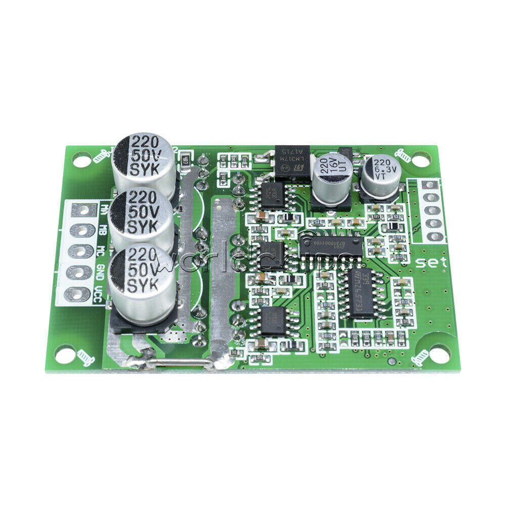 Brushless Motor PWM Control Controller Balanced BLDC Driver Board DC 12V-36 500W