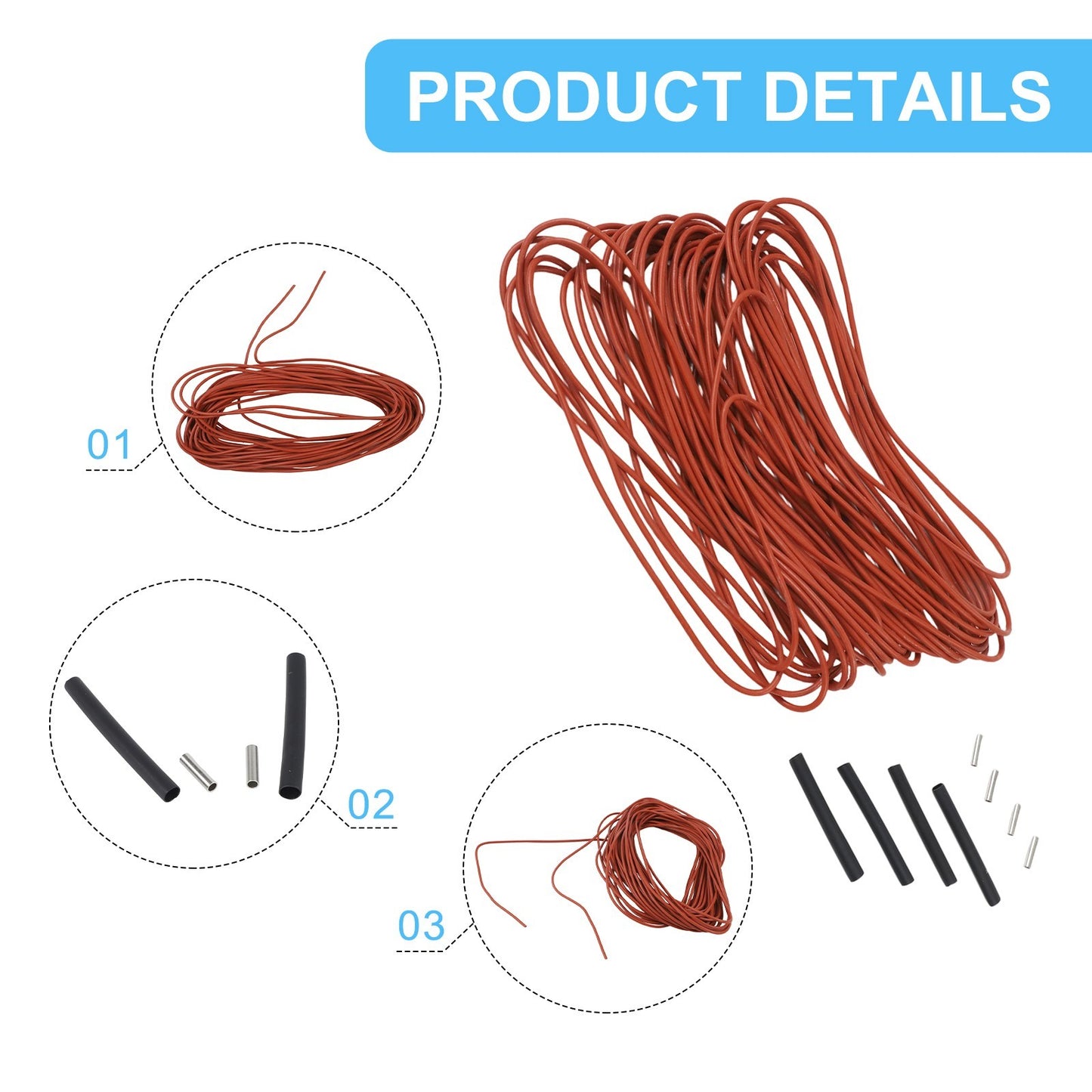 Practical Cable Heating Wire Casing Components Copper Pipe Easy To Use