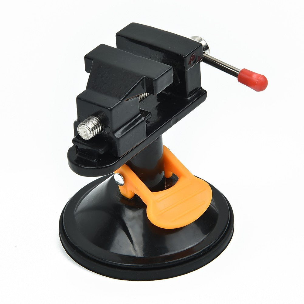 Portable Mini Bench Vise with Elastic Jaws for Jewelry Making Projects
