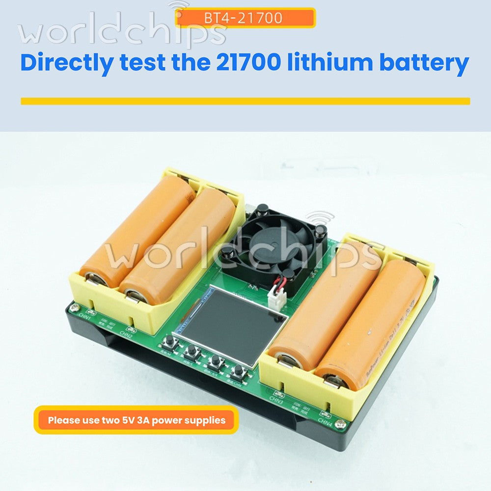 4Channel 21700 Battery Charge Discharge Internal Resistance Tester Directly test