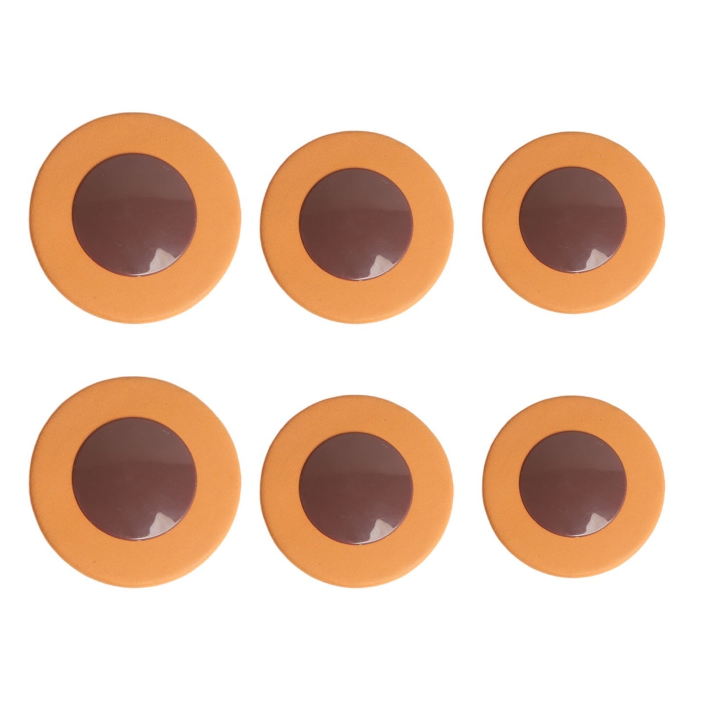 Effortless Installation For Tenor Sax Leather Pads 25 PCS 14 Sizes Brown
