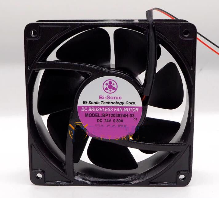1Pc   Bi-sonic BP1203824H-03 12038 24V 0.8A 12CM  Axial Flow Fan