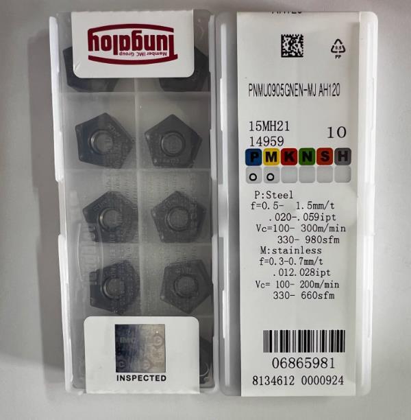 Box/10Pcs Tungaloy CNC blade PNMU0905GNEN-MJ AH120
