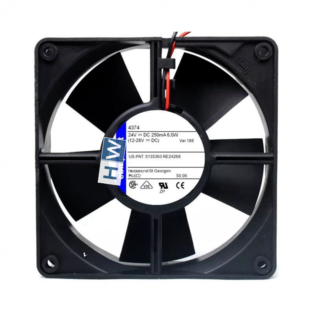 1/piece 4374 24V 250MA 6.0W 12032 12CM Equipment Axial Flow Cooling Fan