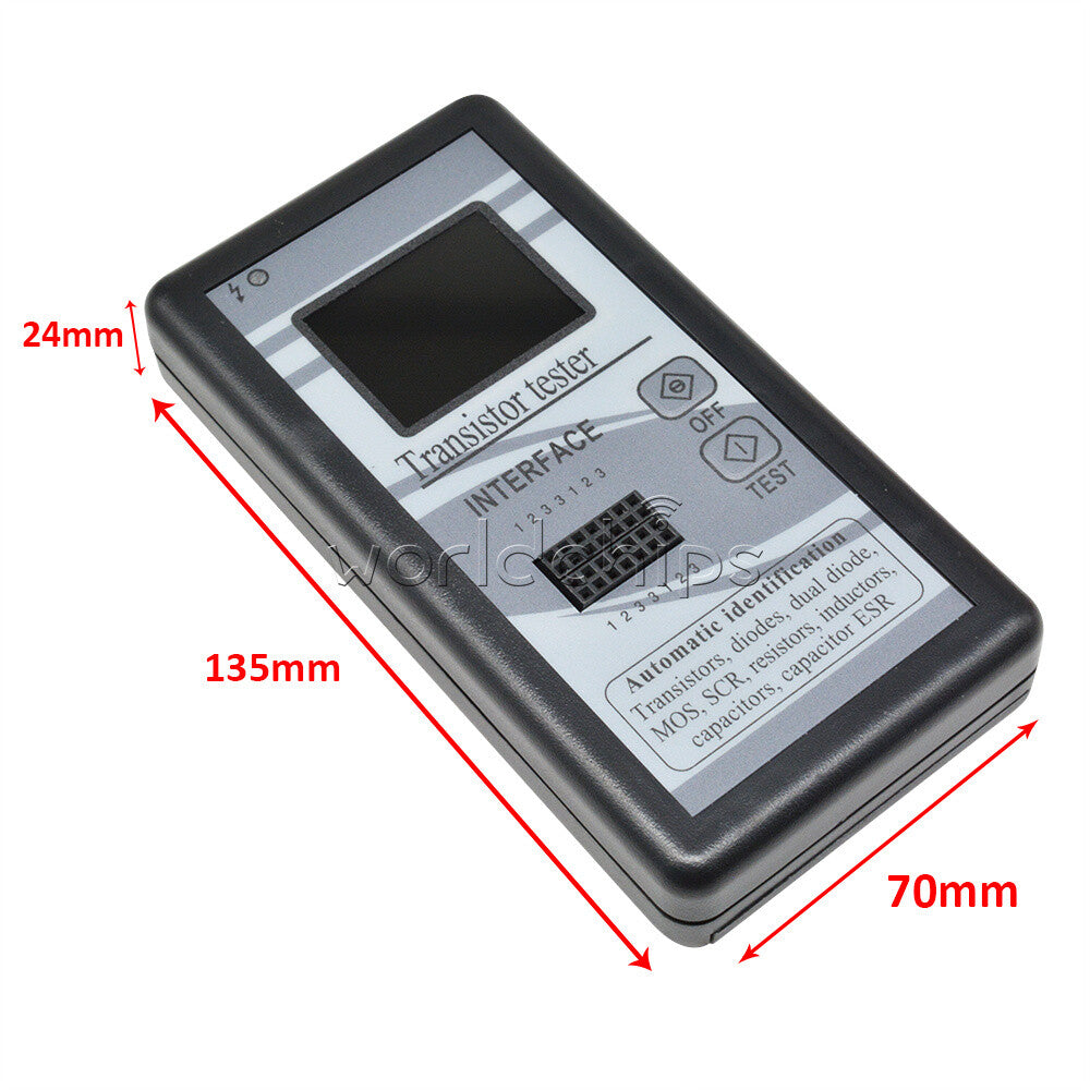 1.8" M328 TFT LCD ESR Transistor Tester Diode Triode Checker Capacitance Meter