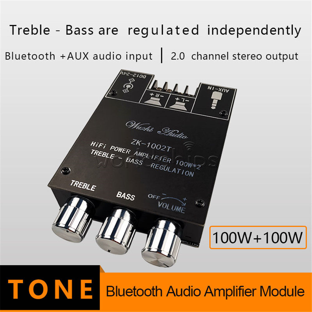 Bluetooth 5.0 160WX2 High Power Bass Audio Amplifier Module TDA7498E TPA3116D2