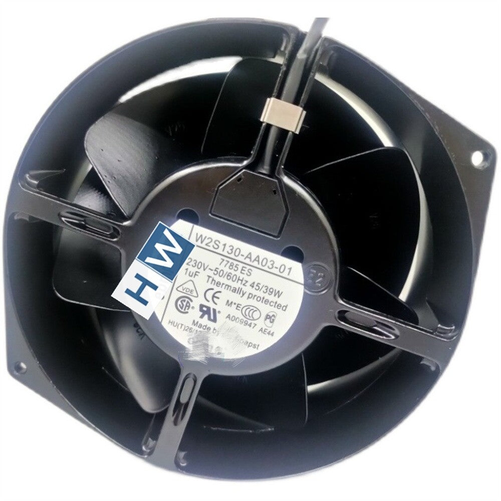 1/piece  W2S130-AA03-01 230V 45/39W All Metal Axial Flow Cooling Fan