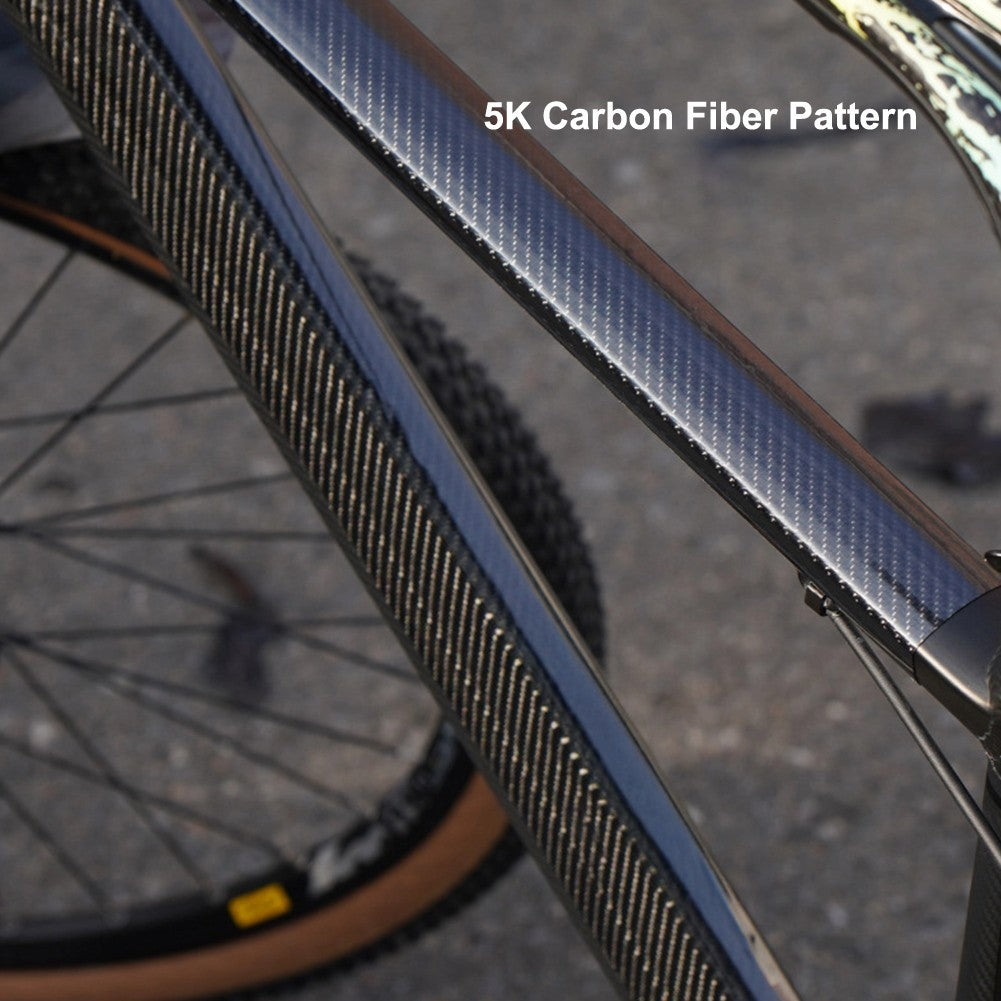Innovative 300cm Bike Frame Protection Sticker with Carbon Fiber Aesthetic