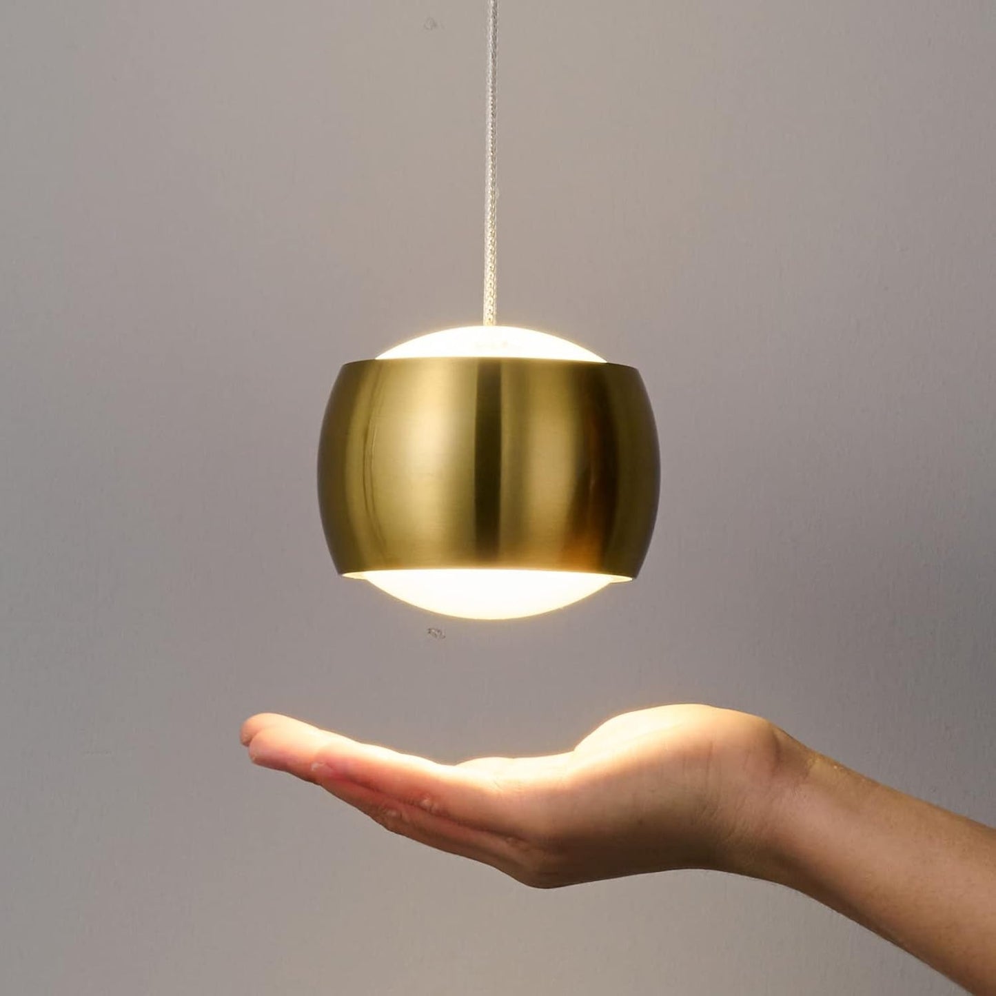 3-Pack LED Dimmable Pendant Lights, Gold Finish for Kitchen Island and Dining