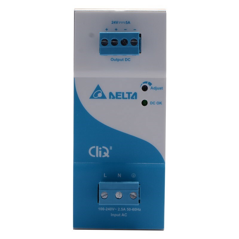 1pcs Delta DRP024V120W1BN 24V 5A 120W Rail Switching Power Supply