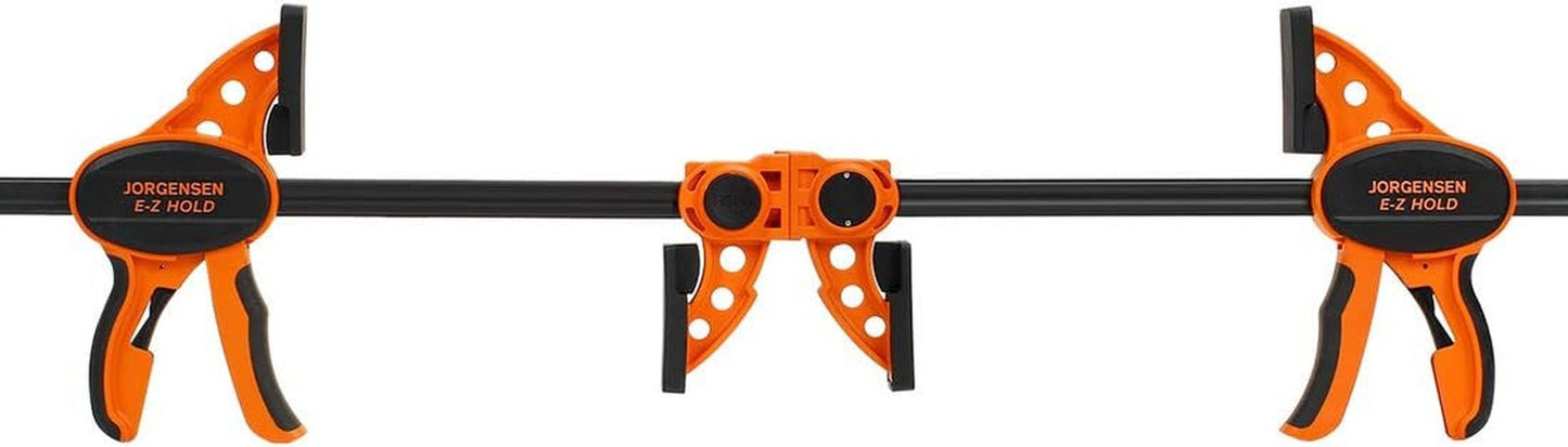 2-Pack Ratchet Bar Clamps, 12-Inch, Medium Duty, One-Hand Operation