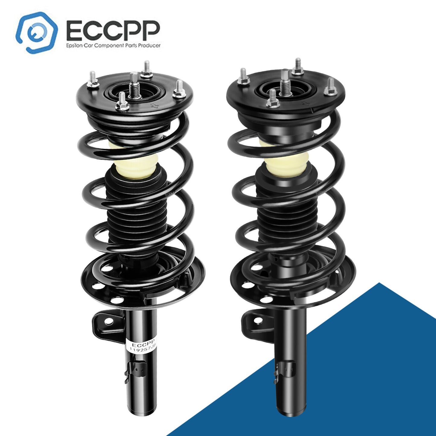 For Ford Flex 2009-11 Front Quick Loaded Complete Gas Shocks Spring Assembly ×2