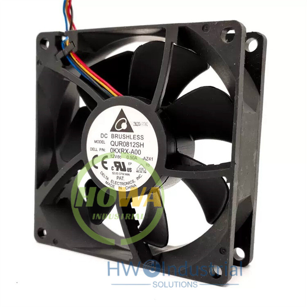 1/piece QUR0812SH 12V 0.50A 8025 8CM Delta 4-wire PWM Temperature Cooling Fan