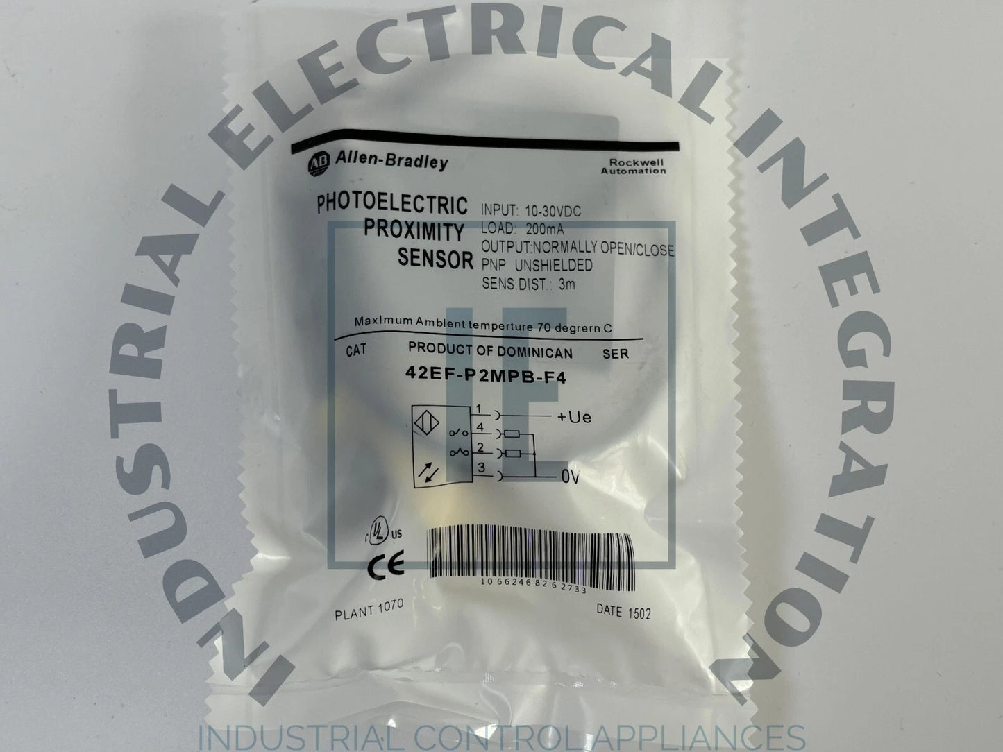 1PCS  For Allen Bradley 42EF-P2MPB-F4 Photoelectric switch  Fast delivery #P