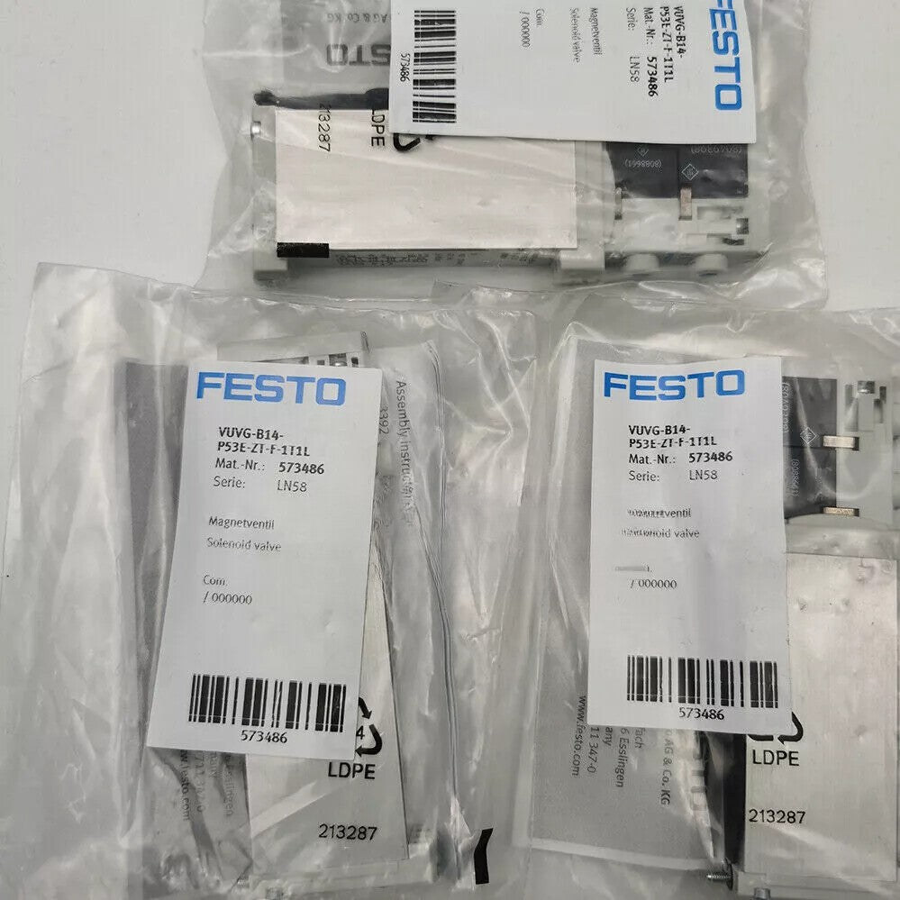 1Pcs For Festo VUVG-B14-P53E-ZT-F-1T1L 573486 Solenoid Valve