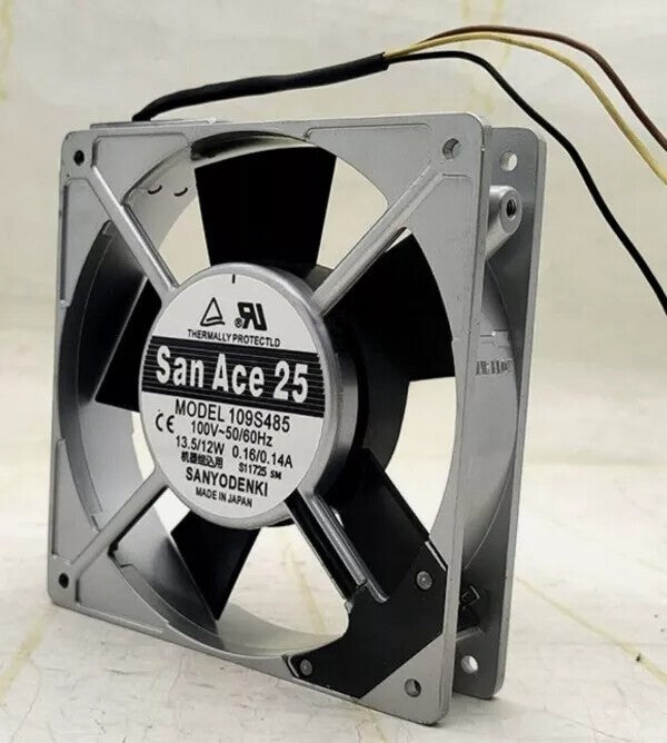 1pcs  109S485 13.5/12W 0.16/0.14A For SANYO San Ace25 cooling fan
