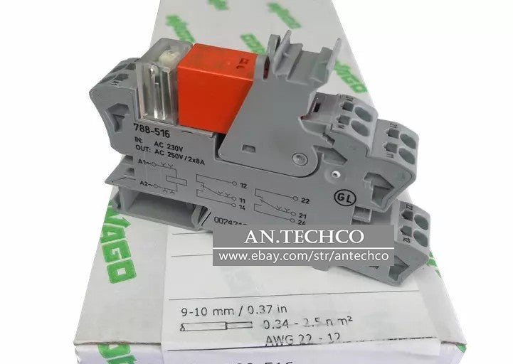 1pcs WAGO 788-516 Plug in mini relay module