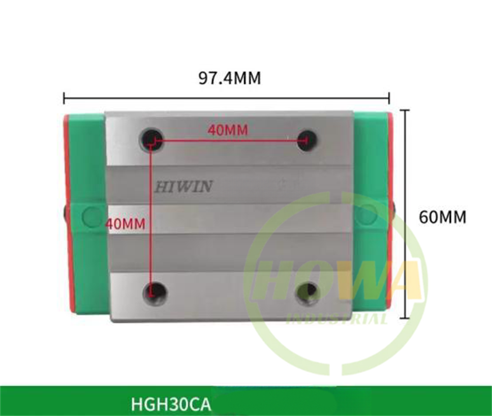1/Piece  HIWIN Linear Guide Square Slider HGH30CA