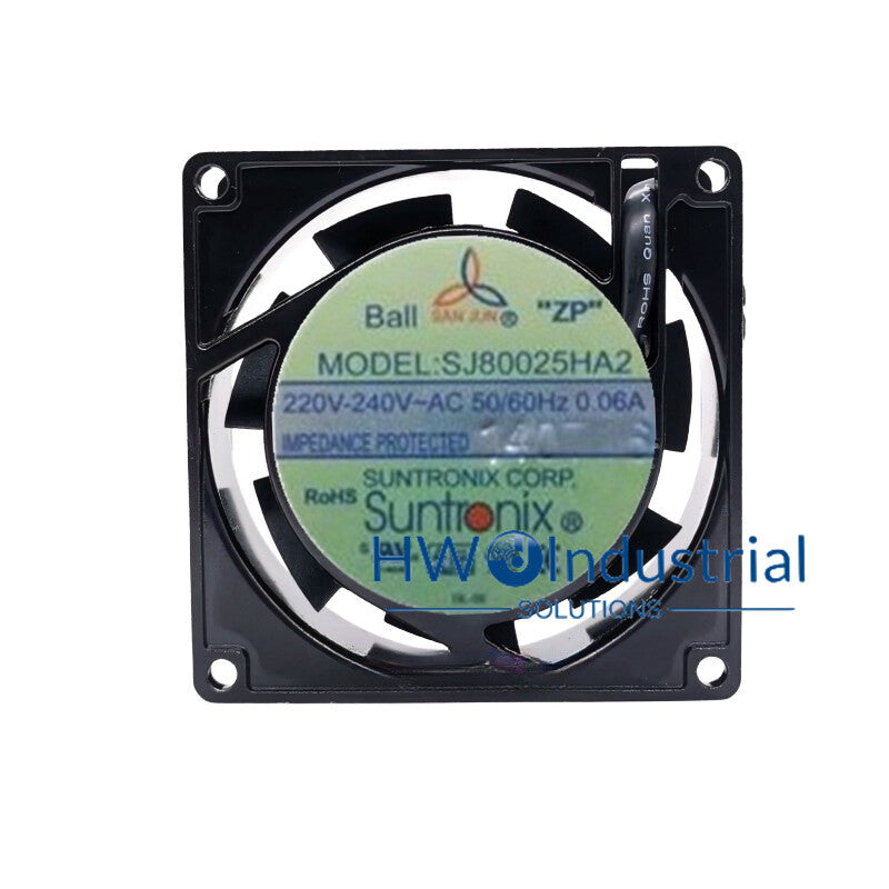 SAN JUN SJ80025HA2 8025 8CM AC220-240V 0.06A Ball Axial Cooling Fan