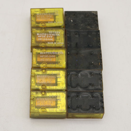 10Pcs MATSUSHITA NF2E-24V 24VDC AE132444 Power Relay 9Pins