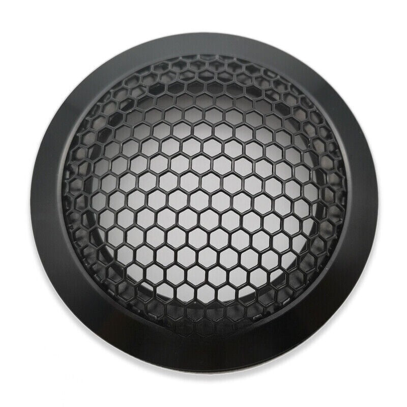 2pcs 2" inch All-Metal Tweeter Cover Speaker Decorative Circle Metal Mesh Grille