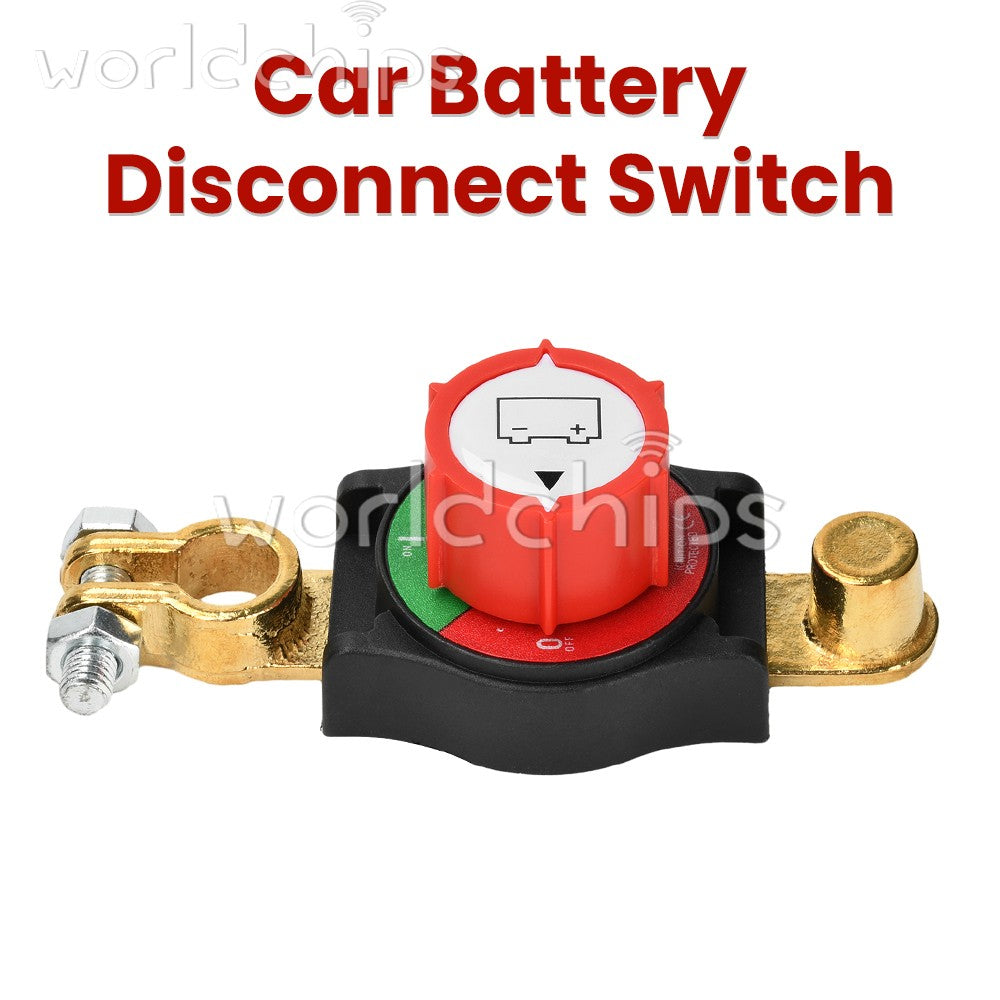 Top Post Battery Disconnect Switch 12-48V Marine Battery Cut-Off Switch Isolator